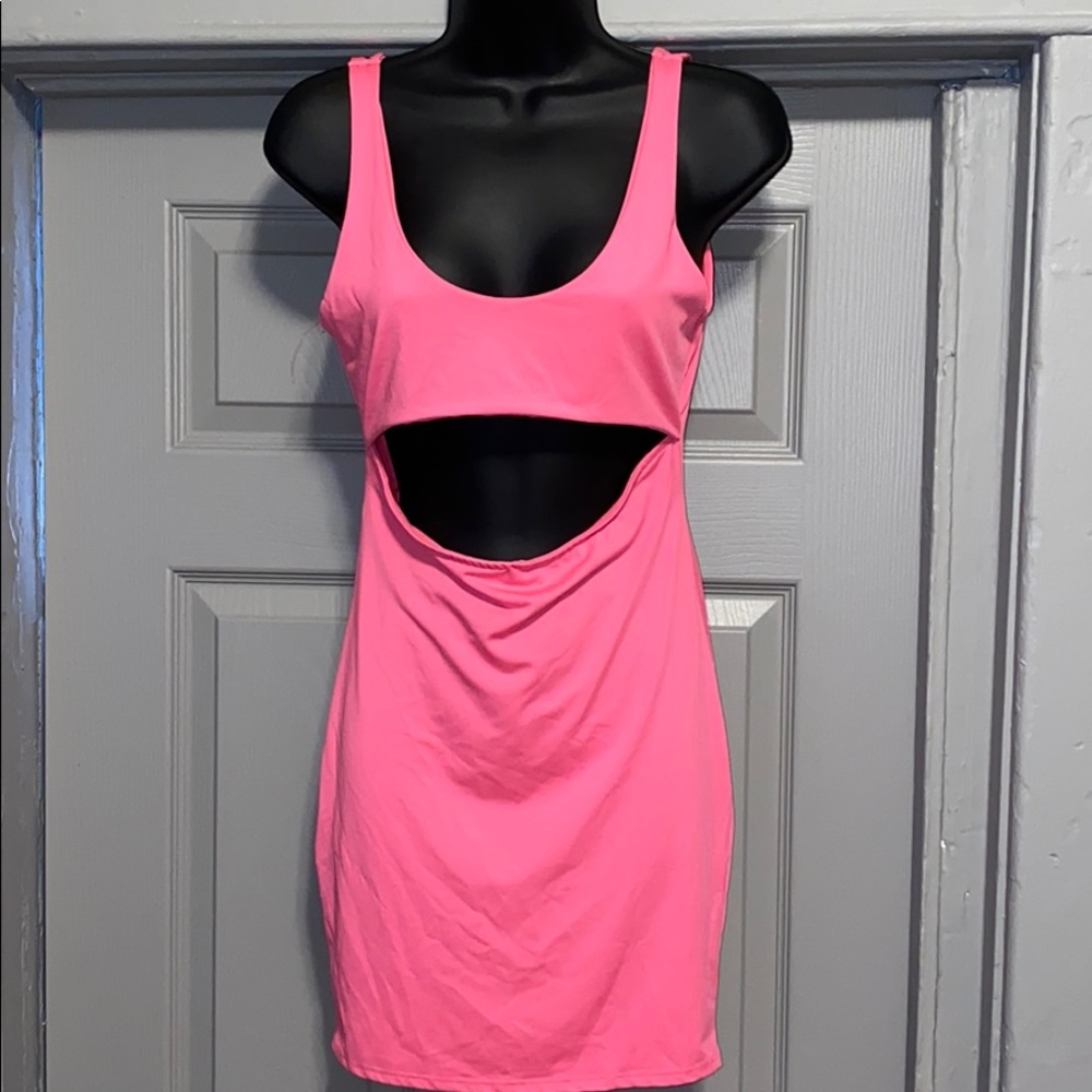 Pink party dress